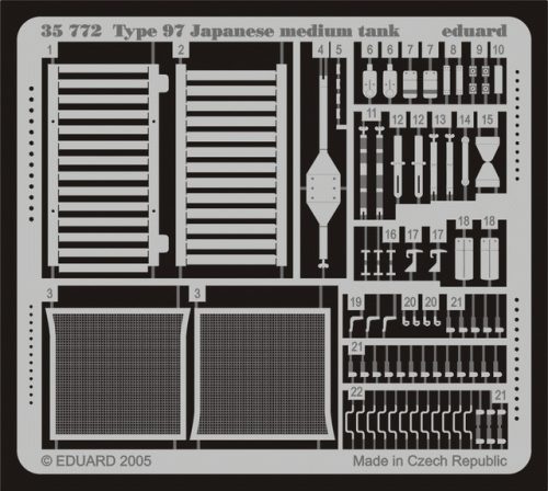 Eduard - Type 97 Japanese Medium Tank for Tamiya 35137