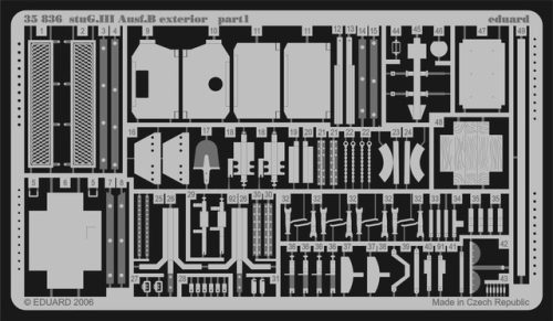 Eduard - StuG.III Ausf.B exterior for Tamiya