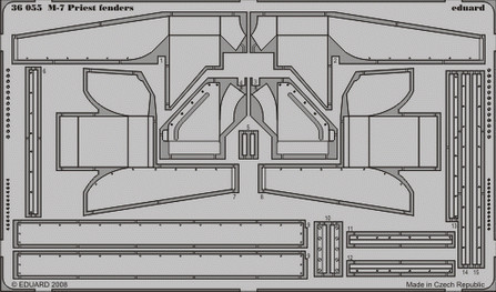 Eduard - M-7 Priest fenders for Academy