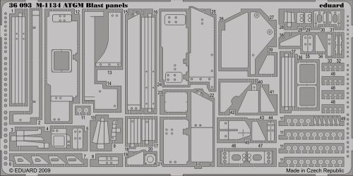 Eduard - M-1134 ATGM Blast panels for Trumpeter