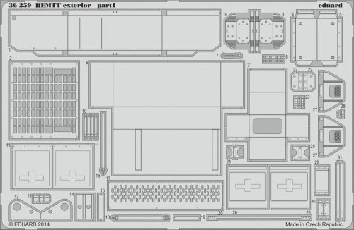 Eduard - HEMTT exterior for Italeri