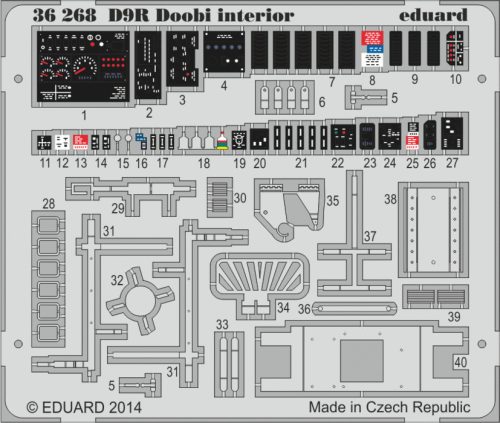 Eduard - D9R Doobi interior for Meng