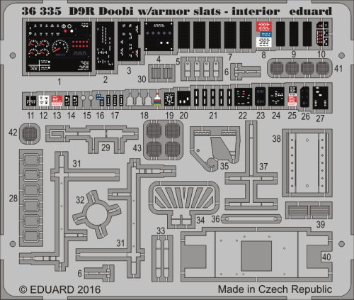 Eduard - D9R Doobi w/armor slats-interior f.Meng