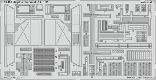 Eduard - Jagdpanther Ausf. G1 1/35 for ACADEMY