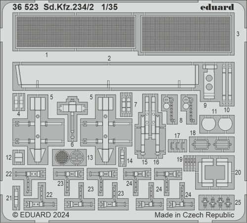 Eduard - Sd.Kfz.234/2  MINIART