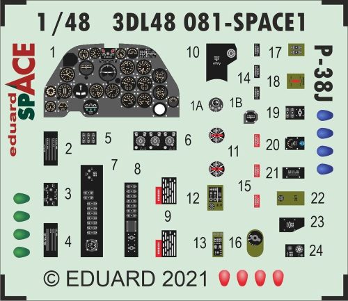 Eduard - P-38J SPACE