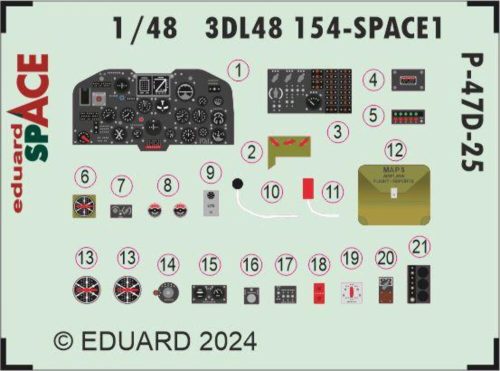 Eduard - P-47D-25 SPACE 1/48