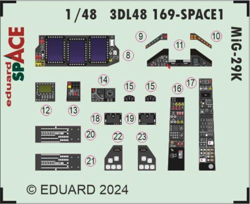 Eduard - MiG-29K SPACE 1/48 HOBBY BOSS