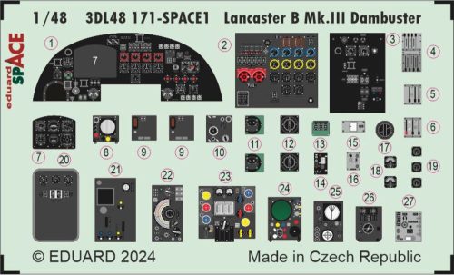 Eduard - Lancaster B Mk.III Dambuster SPACE 1/48 HKM