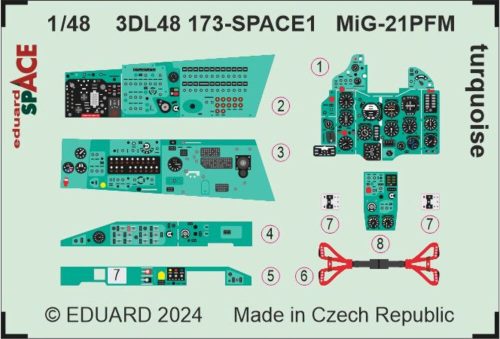 Eduard - MiG-21PFM turquoise SPACE 1/48 EDUARD