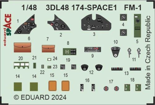 Eduard Accessories - FM-1 SPACE TAMIYA