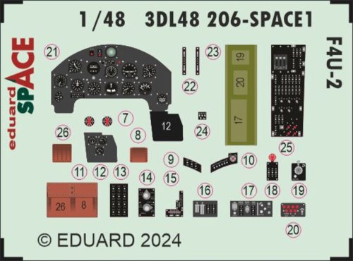 Eduard - F4U-2 SPACE  HOBBY BOSS