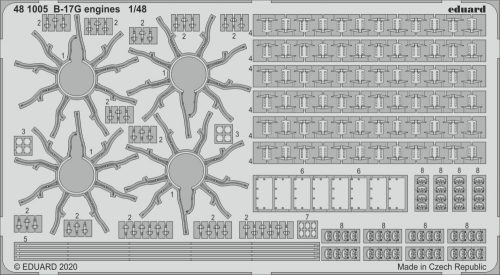 Eduard - B-17G engines for HKM