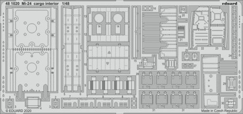 Eduard - Mi-24 cargo interior for Zvezda