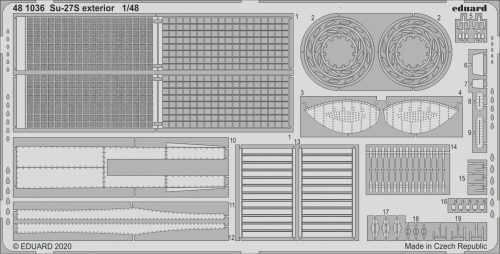 Eduard - Su-27S exterior for Kitty Hawk