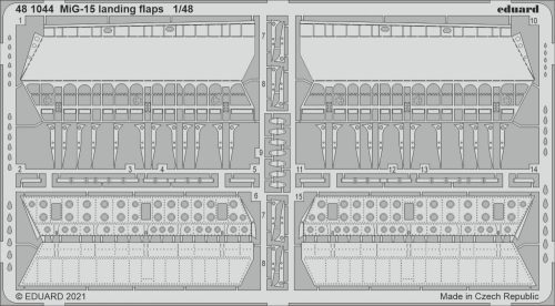 Eduard - MiG-15 landing flaps for BRONCO