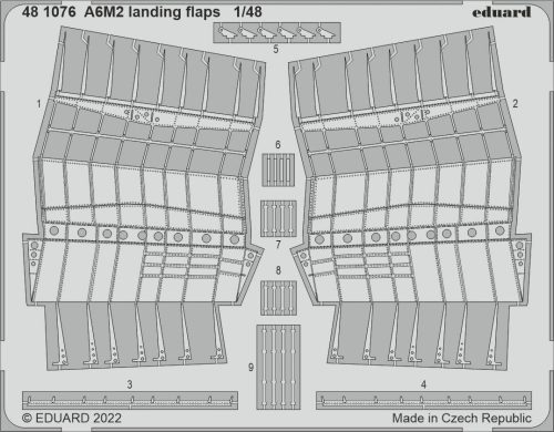 Eduard - A6M2 Landing Flaps For Eduard