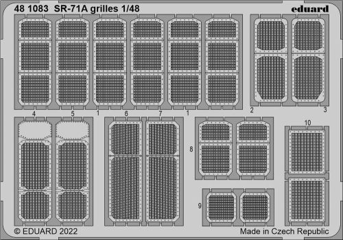 Eduard - SR-71A grilles for REVELL