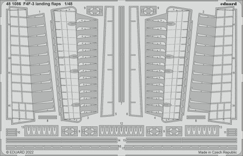 Eduard - F4F-3 landing flaps