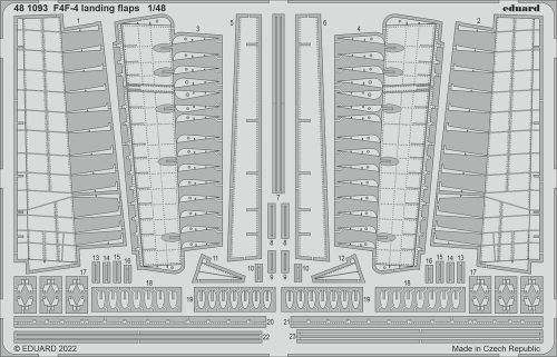 Eduard - F4F-4 landing flaps for EDUARD