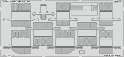 Eduard - Mi-8MT cargo seats 1/48 TRUMPETER