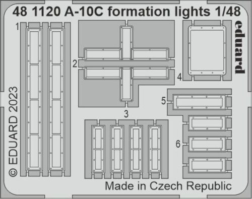 Eduard - A-10C formation lights 1/48 ACADEMY