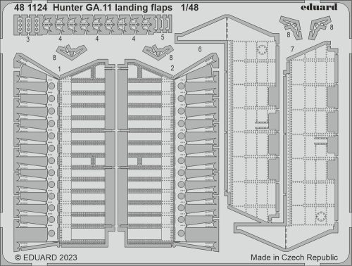 Eduard - Hunter GA.11 landing flaps 1/48 AIRFIX