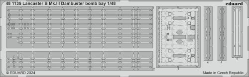 Eduard - Lancaster B Mk.III Dambuster bomb bay 1/48 HKM