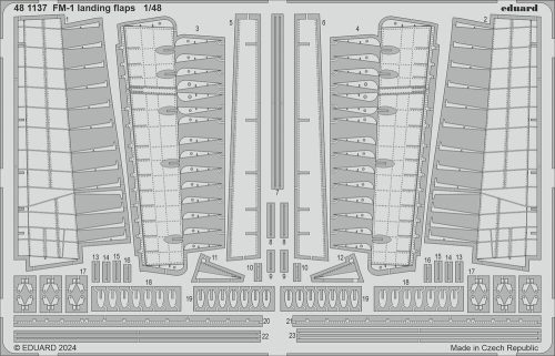 Eduard Accessories - FM-1 landing flaps TAMIYA