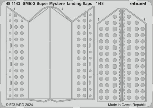 Eduard - SMB-2 Super Mystere landing flaps