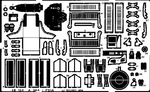 Eduard - A-36 / P 51 for Accurate Miniatures