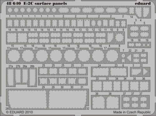 Eduard - E-2C surface panels for Kinetic