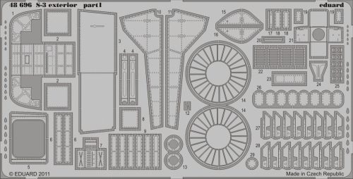 Eduard - S-3 exterior for Italeri