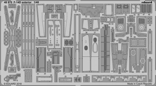 Eduard - F-14D exterior for Tamiya