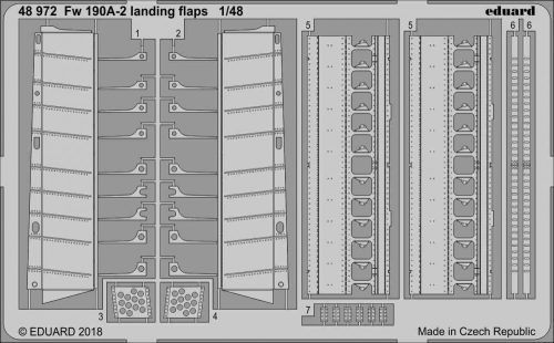 Eduard - Fw 109A-2 landing flaps for Eduard