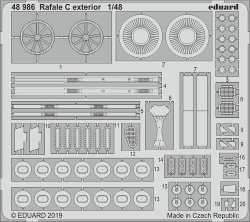 Eduard - Rafale C exterior for Revell