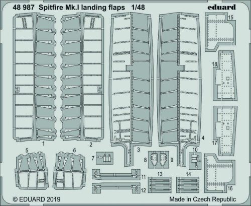 Eduard - Spitfire Mk.I landing flaps for Tamiya