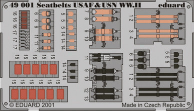 Eduard - Sicherheitsgurte USAF & USN WW II