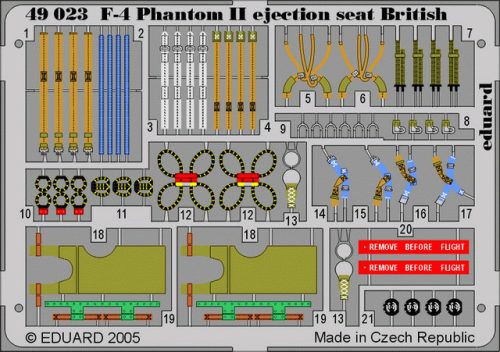 Eduard - F-4 Phantom II ejection seat British for Hasegawa/Revell