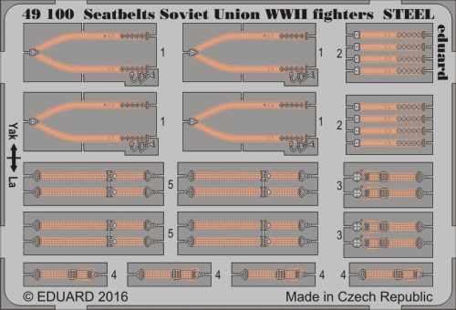 Eduard - Seatbelts Soviet Union WWII fightersSTEE