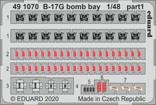 Eduard - B-17G bomb bay for HKM