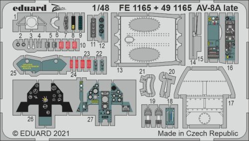 Eduard - Av-8A Late 1/48 For Kinetic