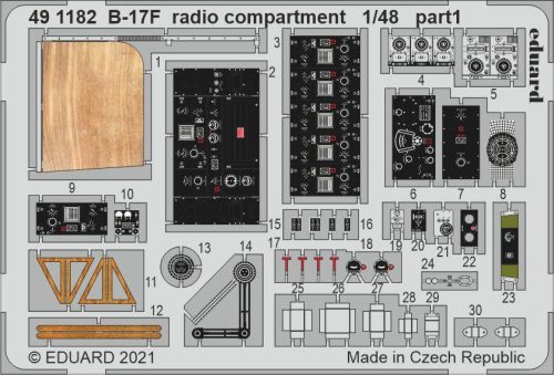 Eduard - B-17F radio compartment for HKM