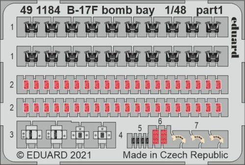 Eduard - B-17F bomb bay for HKM