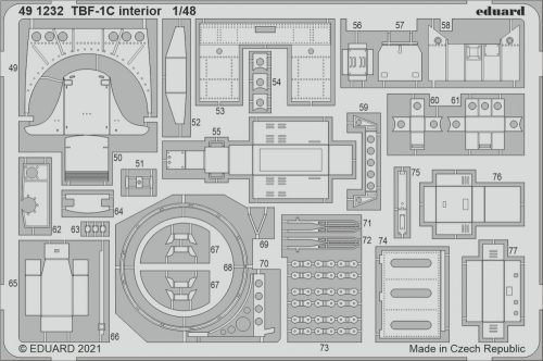 Eduard - Tbf-1C Interior, For Academy