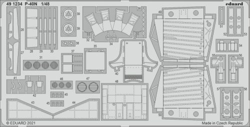 Eduard - P-40N, For Academy