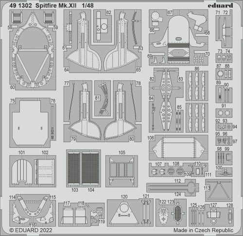 Eduard - Spitfire Mk.XII for AIRFIX