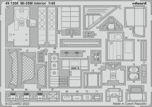 Eduard - Mi-35M interior for ZVEZDA