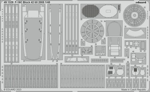 Eduard - F-16C Block 42 till 2005 1/48 for KINETIC