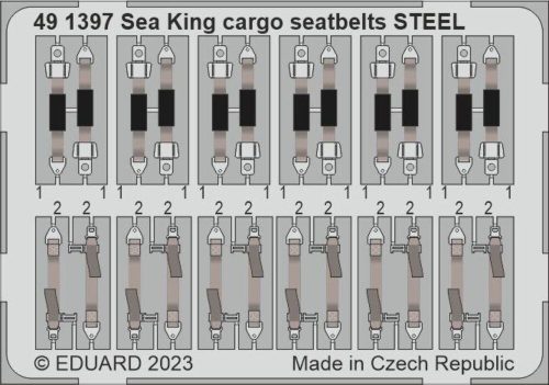 Eduard - Sea King HU.5 cargo seatbelts STEEL 1/48 AIRFIX